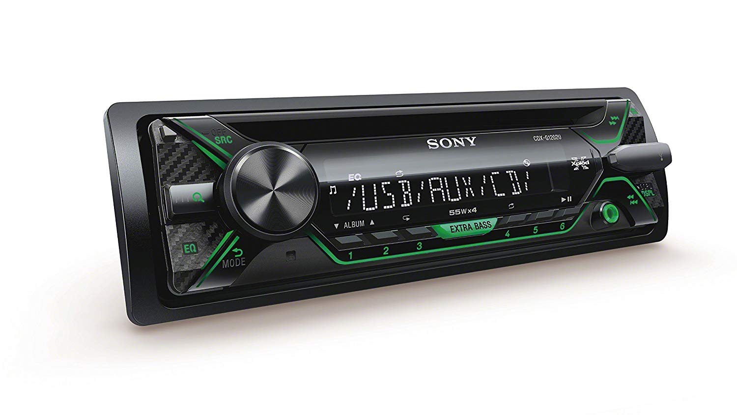 Sony CDXG1202U.EUR Autoradio CD-Player USB AUX 4x 55 Watt  Extra Bass